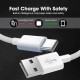 USB to Type C Fast Charging Nylon Braided Cable for iPhone 15 / 16 Pro MAX Plus - 1m