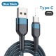 Fast USB C Cable c Type C Cable Fast Charging Data Cord Charger for Samsung s21 xiaomi Vivio Iphone 16 15 Huawei - Blue, 0.5m