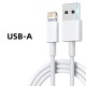 PD 35W Fast Charger USB Type C For iPhone 15 14 13 12 11 Pro Max Plus XR XS Charging Data Cable - USB to Lightning, 1m