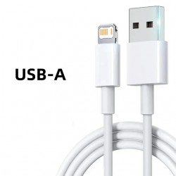 PD 35W Fast Charger USB Type C For iPhone 15 14 13 12 11 Pro Max Plus XR XS Charging Data Cable - USB to Lightning, 1m