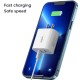 40W USB C Charger Quick Charge QC 3.0 Dual PD Charger Type C Fast Charger Adapter For iPhone Xiaomi Samsung Huawei Phone UK Plug