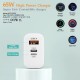 PD 65W USB Charger Super fast Charger Adapter For iPhone 15 14 13 12 Pro Huawei Xiaomi Samsung Pixel oppo UK Plug White