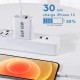 USB-C Quick Charging Plug AU EU UK US 65W PD Charger USB For iPhone 14 Xiaomi HUAWEI Samsung Fast Charge block US Plug