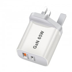 USB-C Quick Charging Plug AU EU UK US 65W PD Charger USB For iPhone 14 Xiaomi HUAWEI Samsung Fast Charge block UK Plug