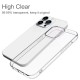 Ultra-Thin Clear Protective Silicone Case Back Cover for iPhone 16 - Translucent