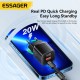 20W GaN USB Type C Charger PD Fast Charge Phone QC 3.0 Chargers For iPhone 14 13 12 11 Pro Max Mini iPad Charging UK Plug Black