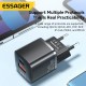 20W GaN USB Type C Charger PD Fast Charge Phone QC 3.0 Chargers For iPhone 14 13 12 11 Pro Max Mini iPad Charging UK Plug Black