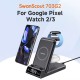 Wireless Charger for Pixel Watch 3 2 for Google Pixel 9 Pro XL for Fitbit Versa 4 3 Sense 2 for Pixel Buds Pro 2 Black