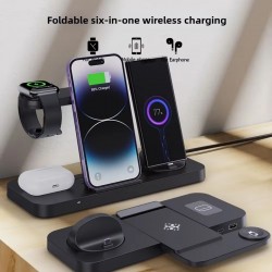 Magnetic Charger Ultra High Speed Fast Charging Charger Wireless Chargers Mobile Phone Chargers Stand for Cell Phone Black