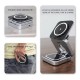 3 in 1 Foldable Fast Wireless Charger Stand For Magsafe iPhone 15 14 13 12 Pro Max Apple Watch 8 7 Airpods Pro White