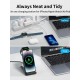 KPON 3 in 1 Wireless Charger Stand Fast Charging Station Dock For iPhone 16/15/14/13 Pro Max Apple iWatch 9/8/7/6/5 Airpods 3/2