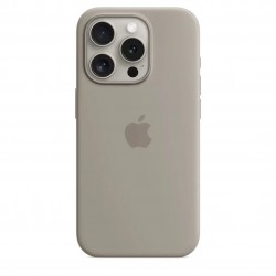 Ultra Thin Protective Silicone Case Back Cover for iPhone 16 - Clay