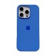 Ultra Thin Protective Silicone Case Back Cover for iPhone 16 - Capri Blue