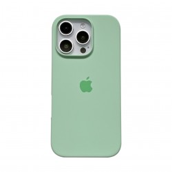 Ultra Thin Protective Silicone Case Back Cover for iPhone 16 - Pistachio