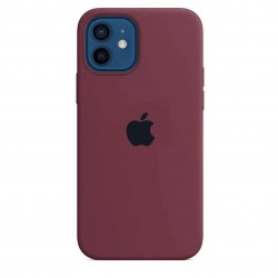 Ultra Thin Protective Silicone Case Back Cover for iPhone 16 - Plum