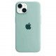 Ultra Thin Protective Silicone Case Back Cover for iPhone 16 - Emerald Green