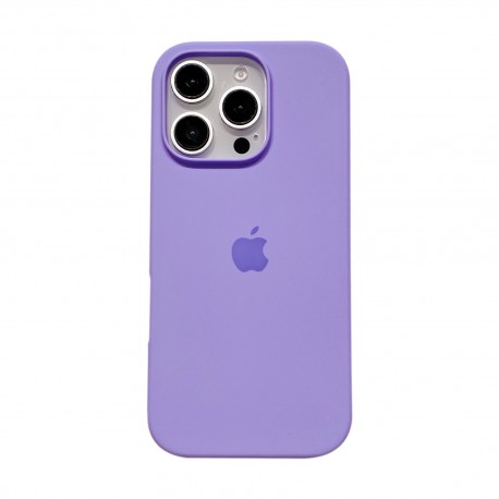 Ultra Thin Protective Silicone Case Back Cover for iPhone 16 Plus - Light purple